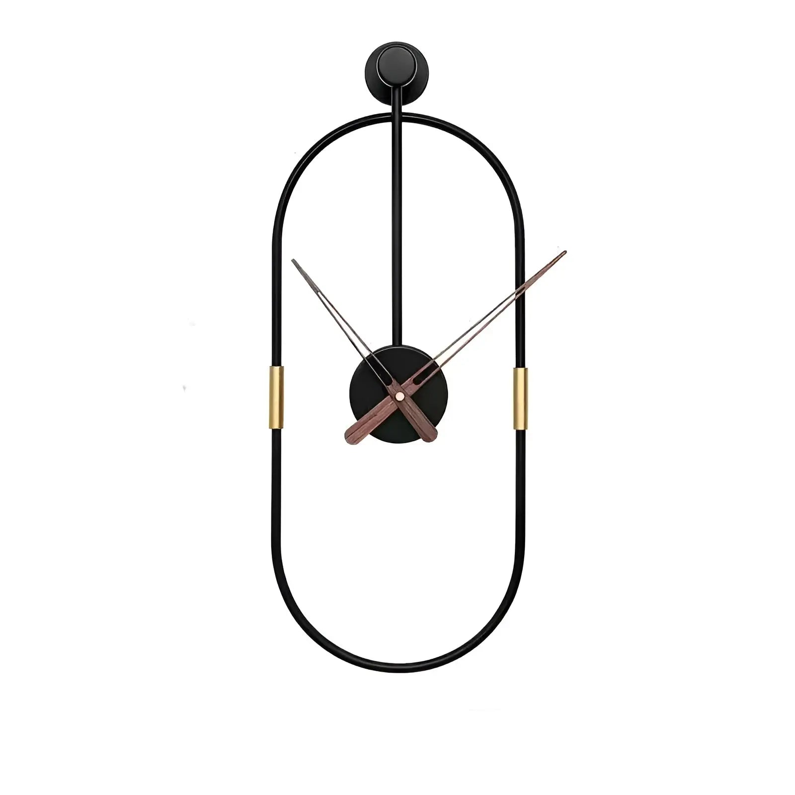 IronArt Clock - Minimalistische Kunstwanduhr aus Metall Elegare