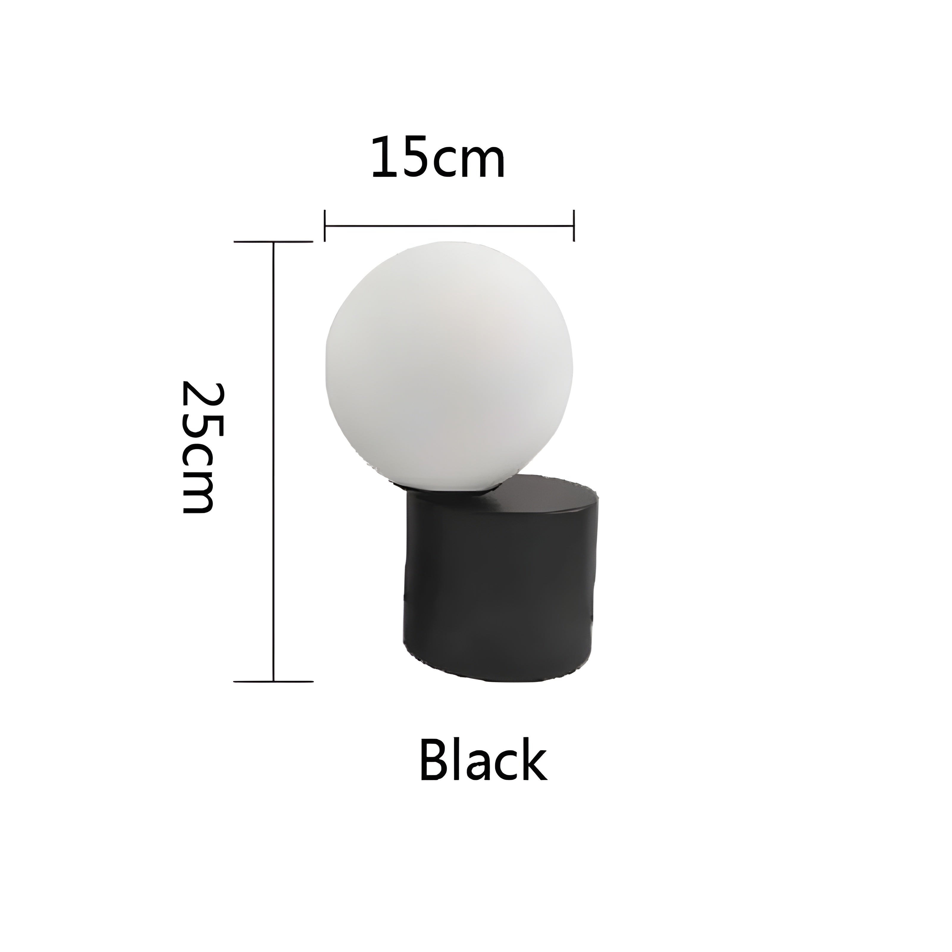 GlowSphere Light – Moderne Glazen Bol Tafellamp