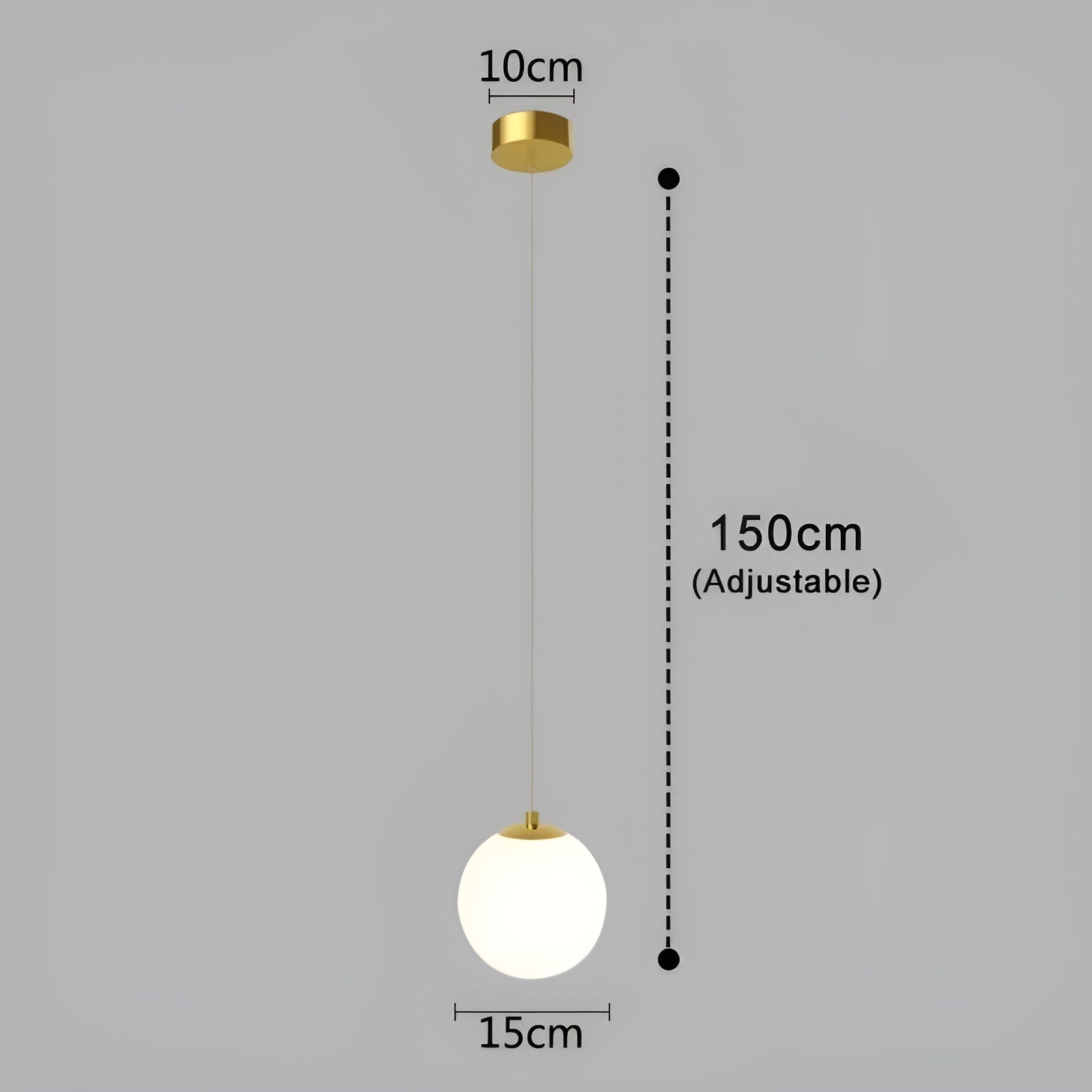 CrystalSphere Light - Decoratieve LED Glazen Hanglamp