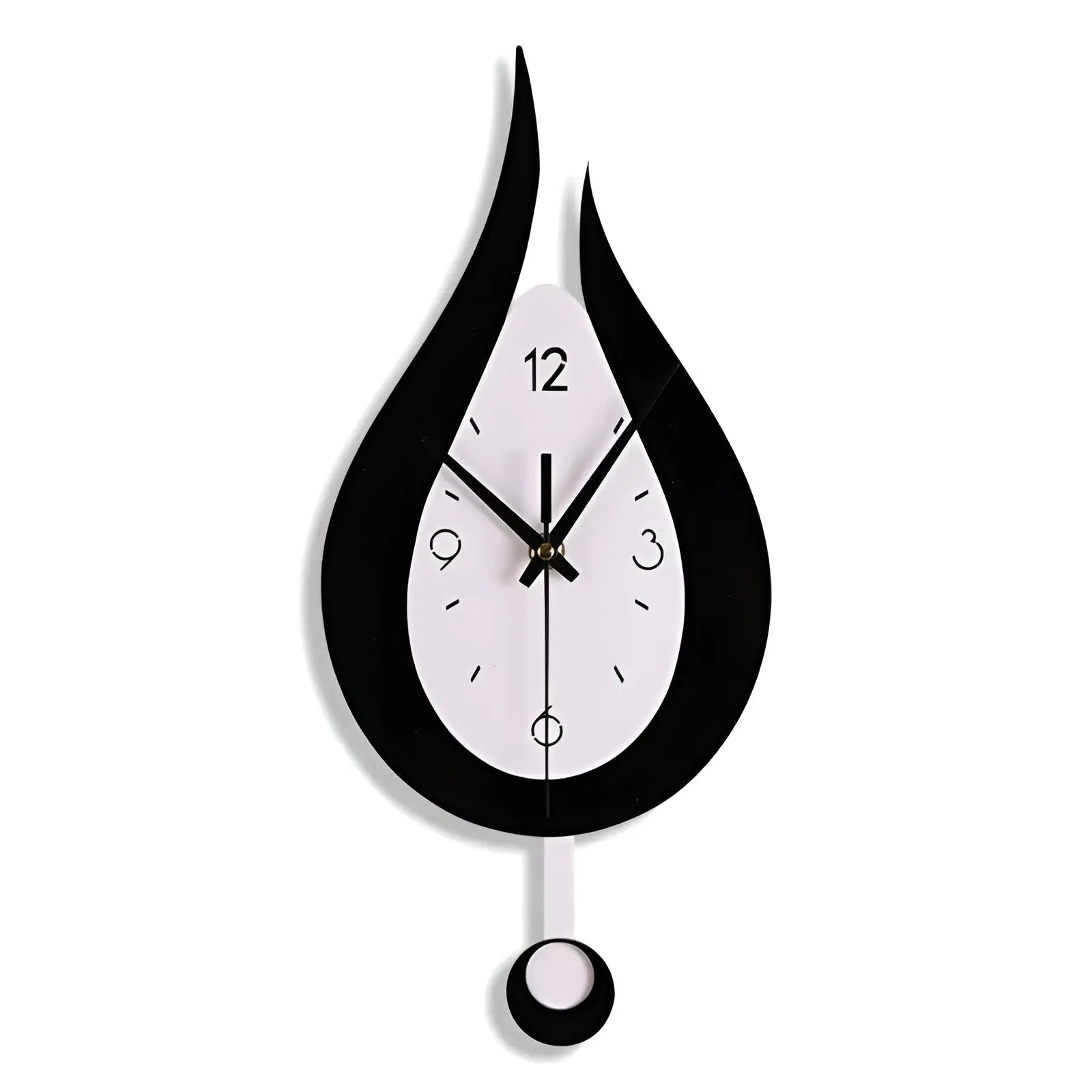 DropTime Clock - Moderne Tropfen-Acryl Pendel-Wanduhr für Ihr Zuhause Elegare