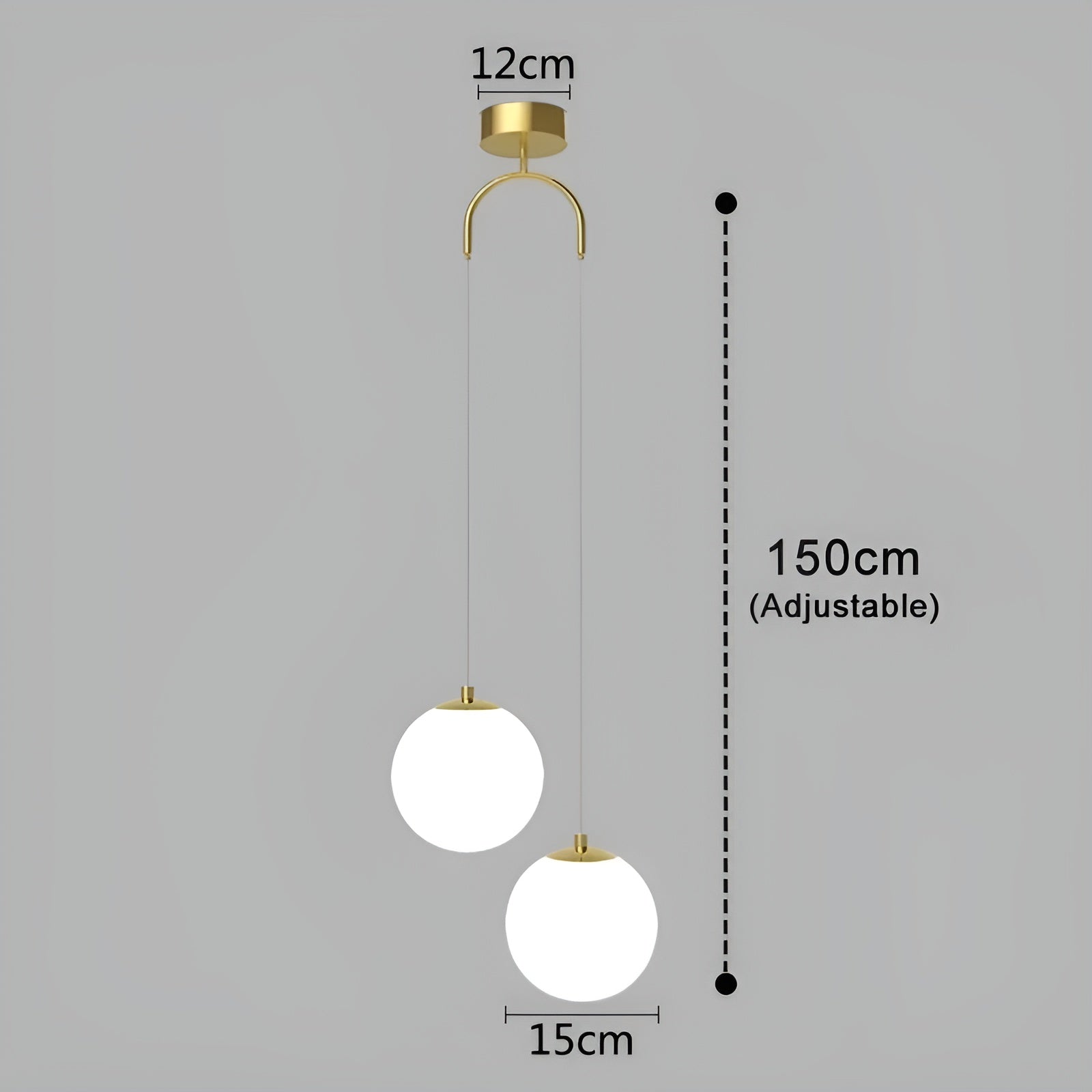 CrystalSphere Light - Decoratieve LED Glazen Hanglamp