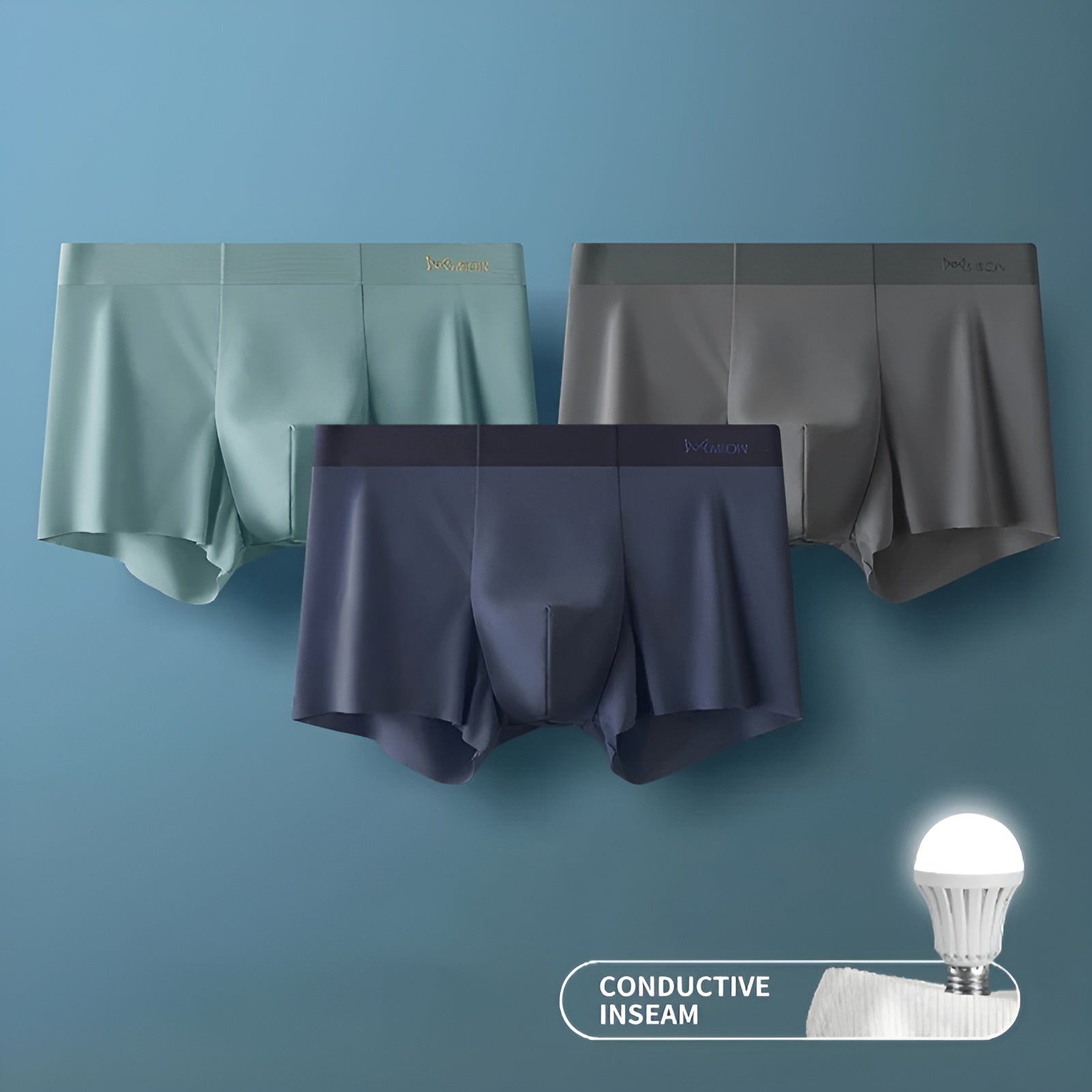 Elias Unterwäsche - Nahtlose 3er-Pack Boxer Shorts Elegare