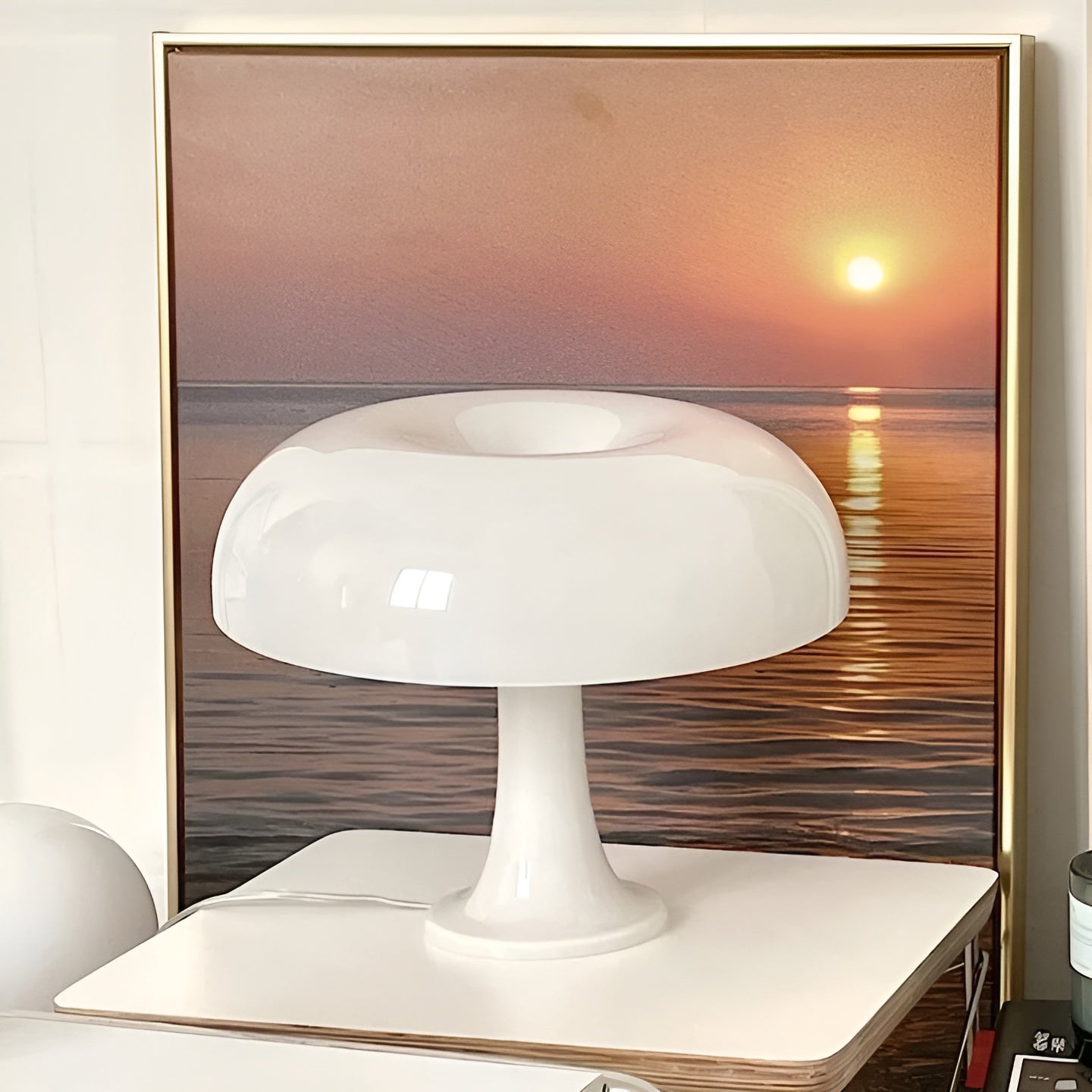 BauhausMushroom Lamp - Moderne Pilz Tischlampe Elegare