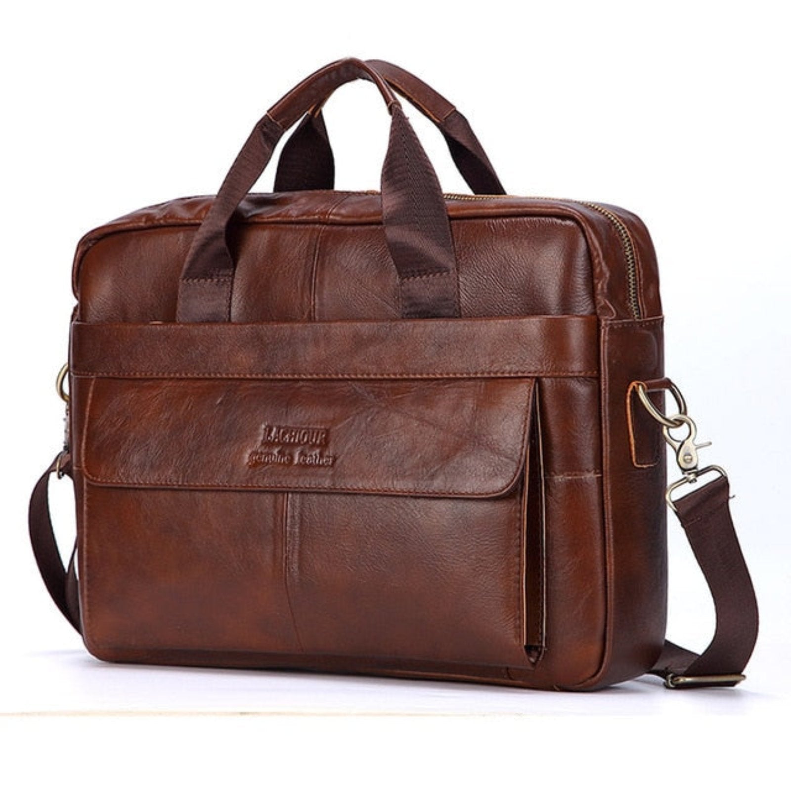 Karsten Tasche - Echtes Leder Laptop Business Reisetasche Elegare