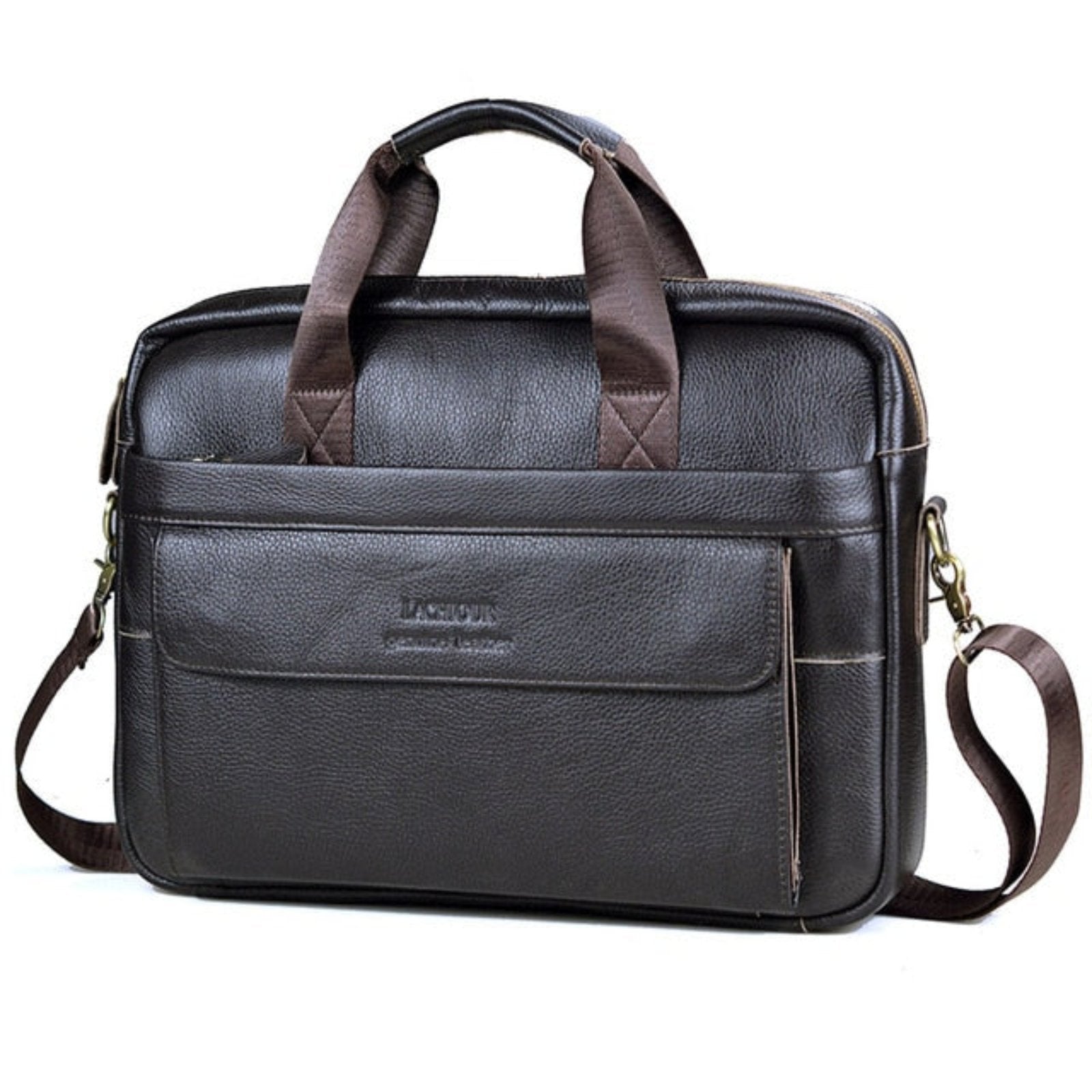 Karsten Tasche - Echtes Leder Laptop Business Reisetasche Elegare