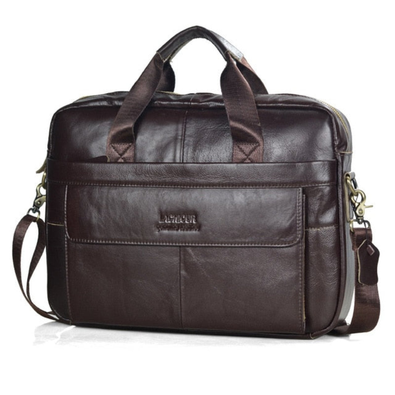 Karsten Tasche - Echtes Leder Laptop Business Reisetasche Elegare