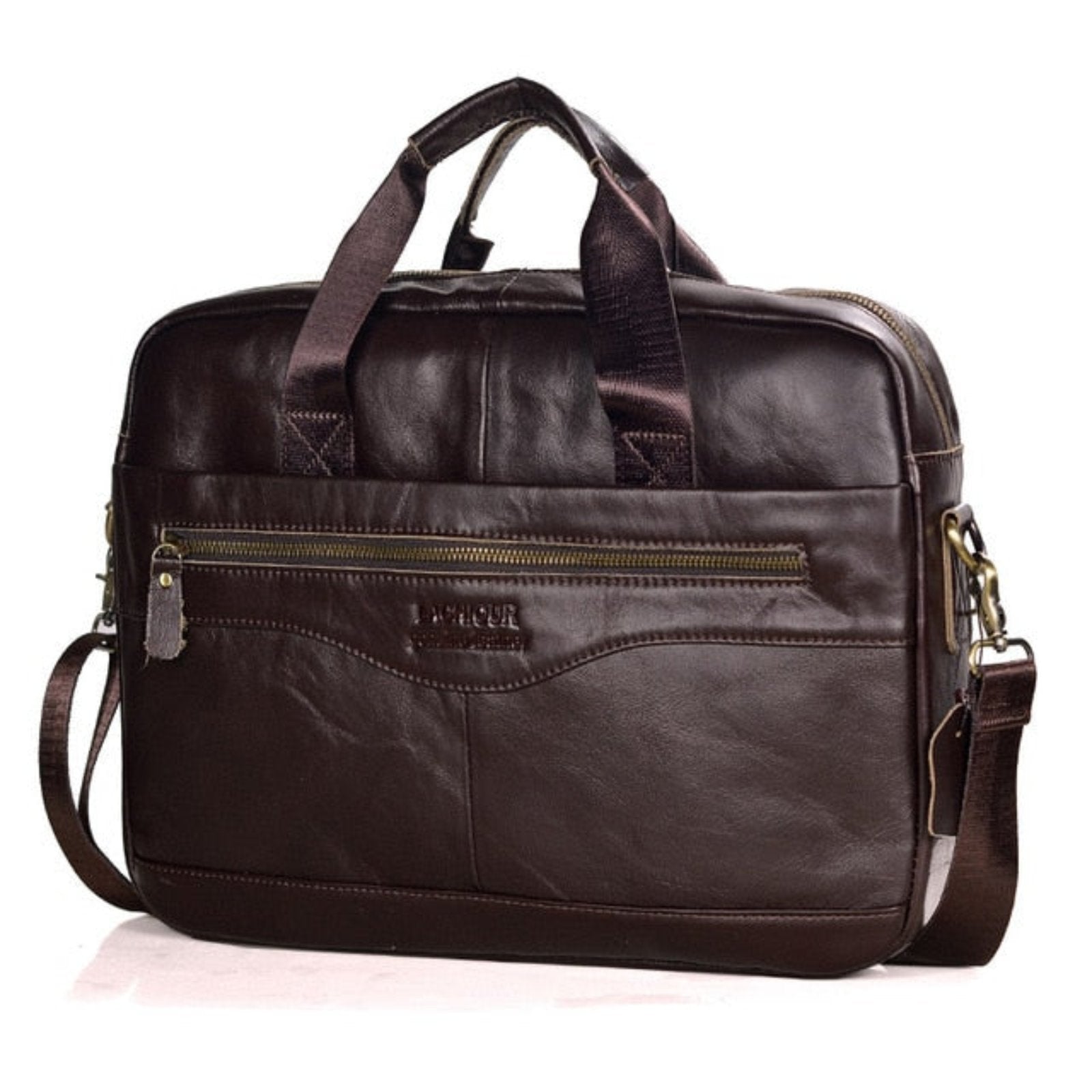 Karsten Tasche - Echtes Leder Laptop Business Reisetasche Elegare