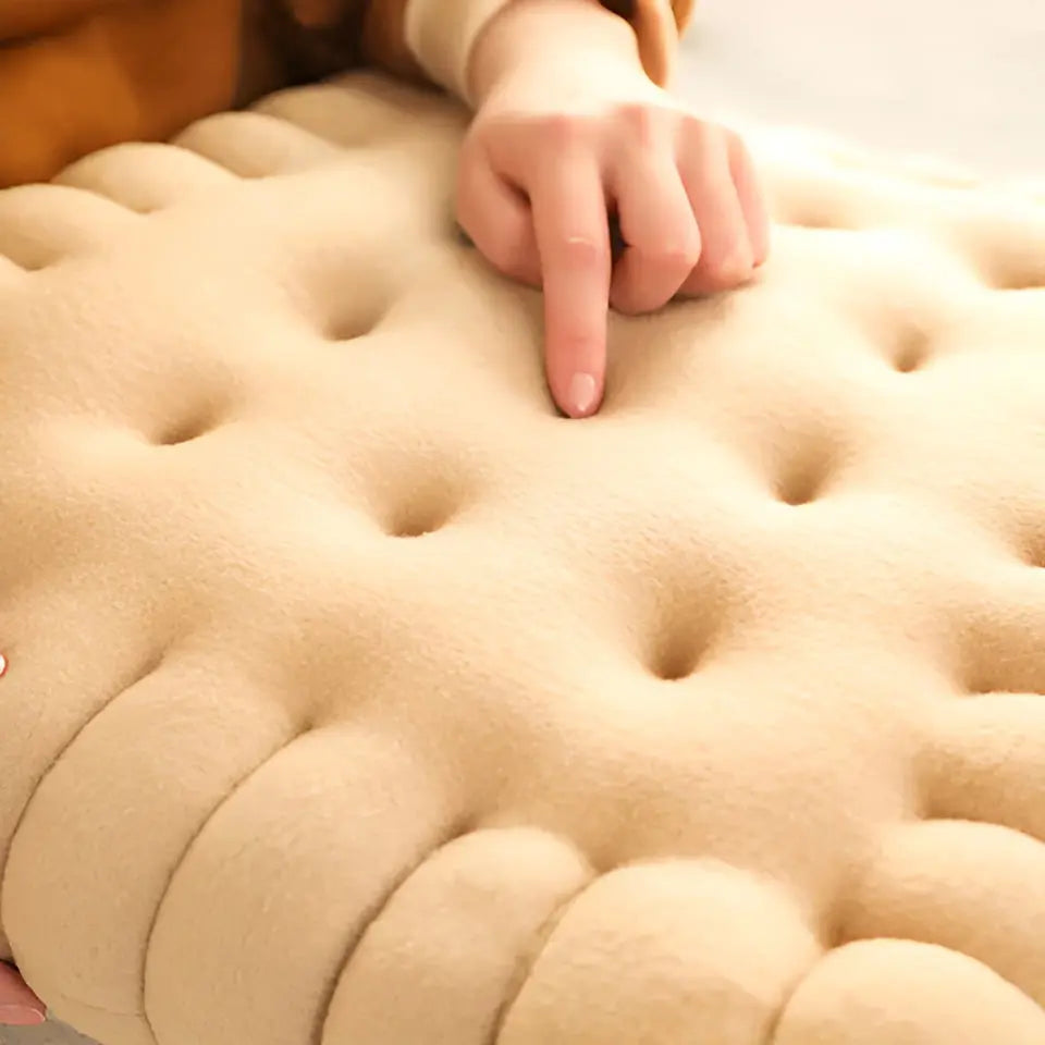 ComfyTreat Cushion - Luxueus Biscuitkussen voor Ultiem Comfort - Velari - VLP061