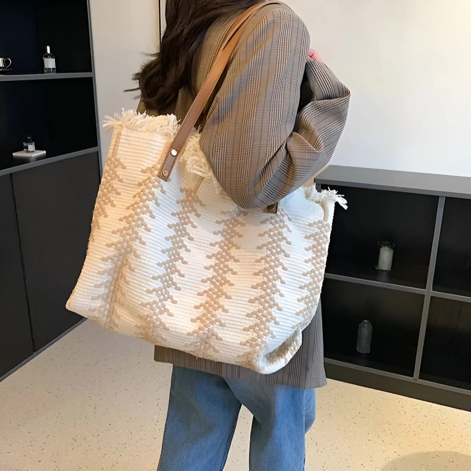 Sarah Handbag - Elegante Handgemaakte Strandtas Voor de Zomer - Velari - VLP182