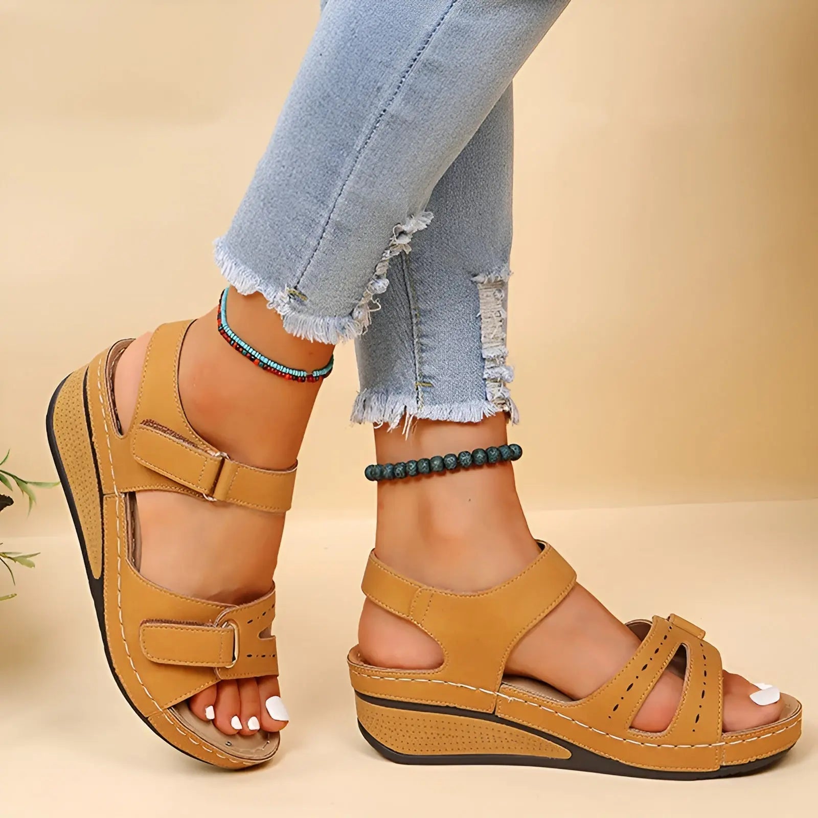 Cora Sandals - Elegant and Comfortable Orthopaedic Summer Sandals - Velari - VLP153