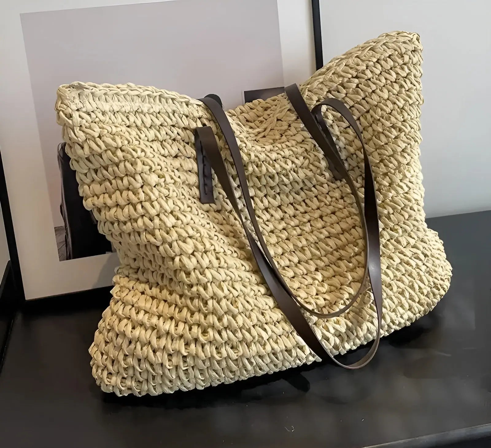 Luisa Handbag - Handgemaakte Luxe ZomerHandtas Met Grote Inhoud - Velari - VLP179