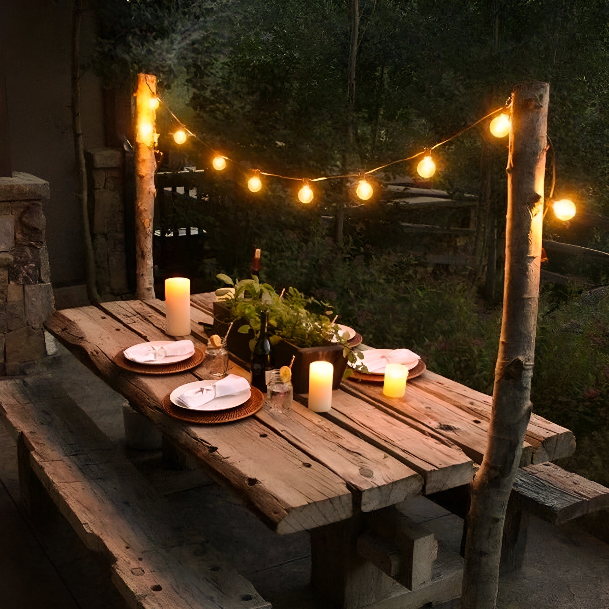 FairyFlicker String Lights - Luxe TerrasverLichting met Waterdichte Bescherming - Velari - VLP202